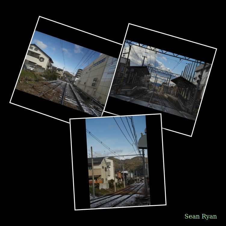 Kyoto - Railway Line With Snow