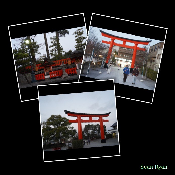 Kyoto - Torii Of Yasaka Shrine By Morning